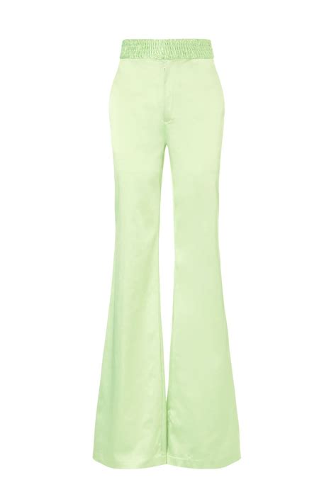 Green Silk Pants By AliÉtte For 50 65 Rent The Runway