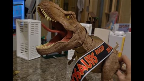 Jurassic Park T Rex Vs Raptors Ending World Remade Mattel Epic Roarin