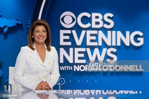 Norah Odonnell On The New Set Of Cbs Evening News With Norah Odonnell