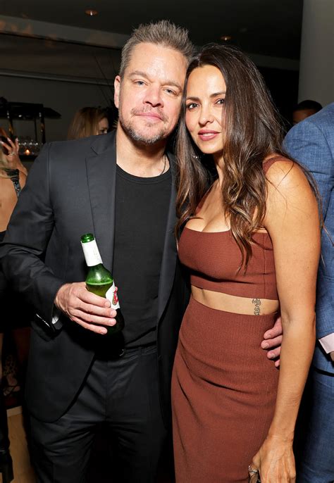 Matt Damon Shares The Advice Wife Luciana Gave Him After He Fell Into A
