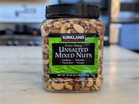 Costco Unsalted Mixed Nuts Kirkland Healthy Delicious