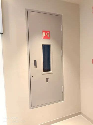 White Hinged Electrical Shaft Door Sizedimension 10 X 5ft H X W At