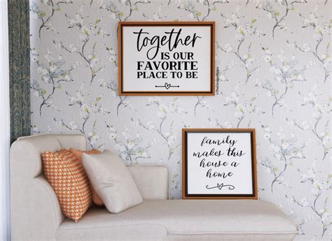 Home decor quotes bricks beams quote wall stickers large art. Free Farmhouse Home Decor Printables - Set of 9 Family Quotes