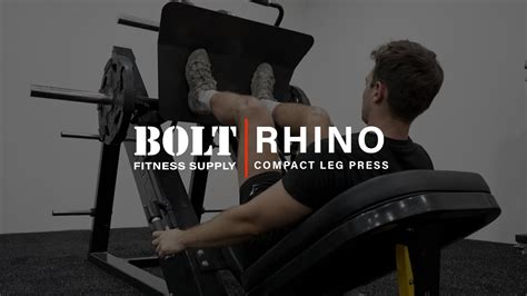 Rhino Compact Leg Press Youtube