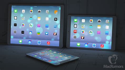 Size Comparison Of A 129 Inch Ipad With Smaller Ipad Models And 13