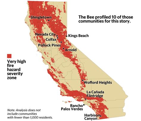 These Ca Cities Face Severe Wildfire Risks Similar To Paradise San Luis Obispo Tribune