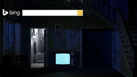 Bing Gets In On The Halloween Spirit With Homepage Horror Homages