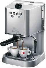 Gaggia Evolution Espresso Machine In Silver Photos