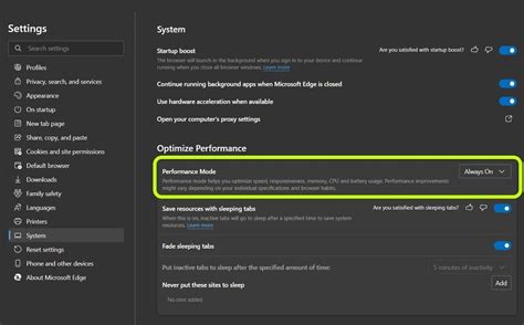 Microsoft Edges Performance Mode Optimizes Cpu Ram And Battery