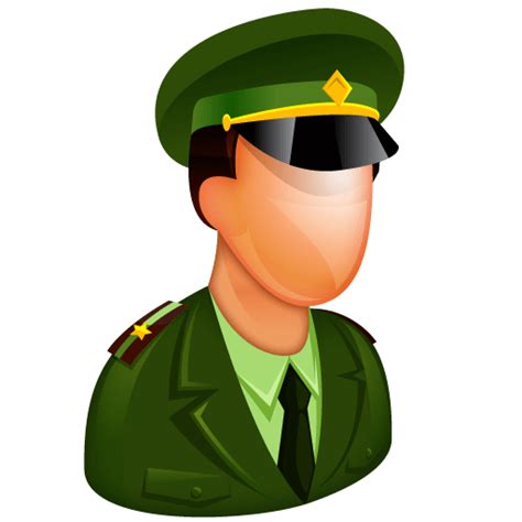 Army Officer Icon Free Large Boss Iconset Aha Soft
