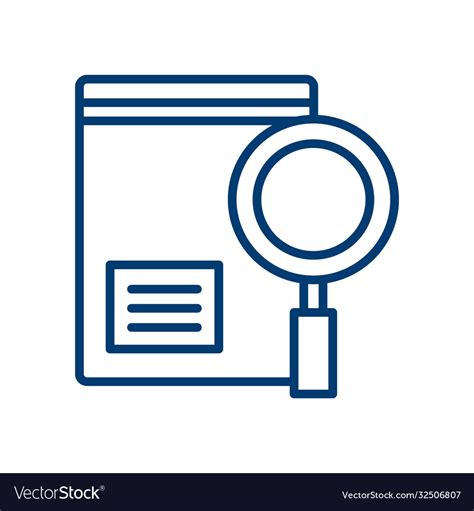 Evidence Icon Thin Linear Outline Icon Royalty Free Vector