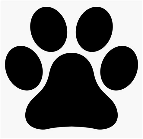 Clip Art Dog Paw Print Svg - Vector Dog Bone Svg, HD Png Download
