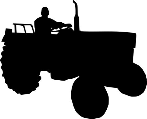 6 Tractor Silhouette (PNG Transparent) | OnlyGFX.com