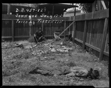 Grim Vintage Crime Scene Photos From The Lapd Archive Dangerous Minds