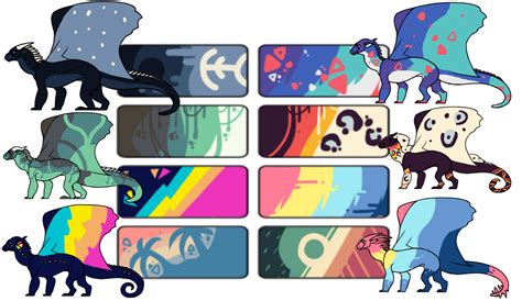 Color Palette Wof Adopts By Nocturnairaven On Deviantart