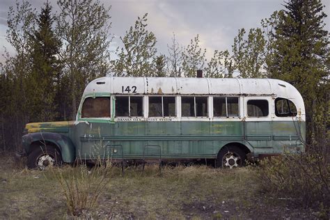 Into The Wild Abandoned Bus Is Airlifted From Alaskan Wilderness After