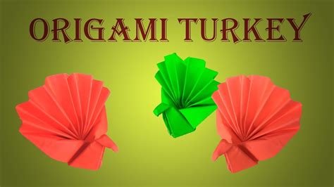 Tutorial For Origami Turkey Easy Diy Paper Turkey Happy Thanksgiving