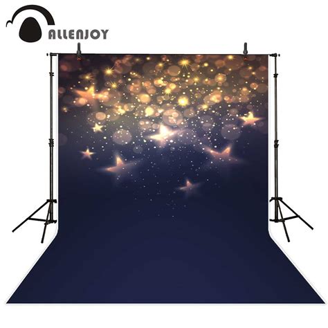 Allenjoy Photography Backdrops Stars Sparkling Glitter For Children