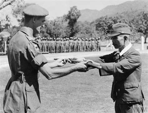 Surrender Of The Japanese 33rd Army 1945 Ind 4901