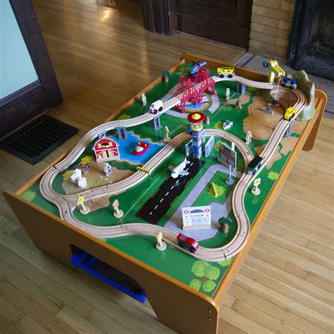 Wooden Train Set With Table 10 Best Train Tables For Kids 2021 Picks