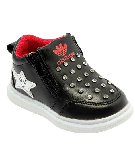 Abibas Black Casual Shoes For Kids Price In India Buy Abibas Black