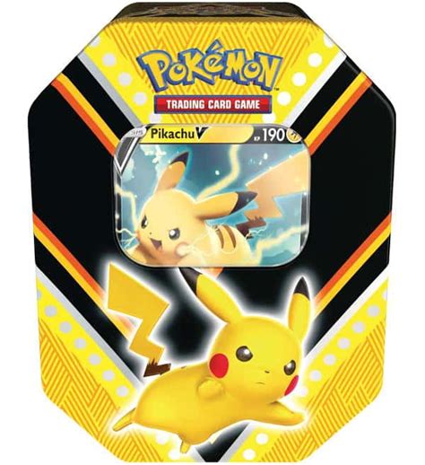 Pokemon Tin Box 88 Pikachu V 2020 De Stickerpoint