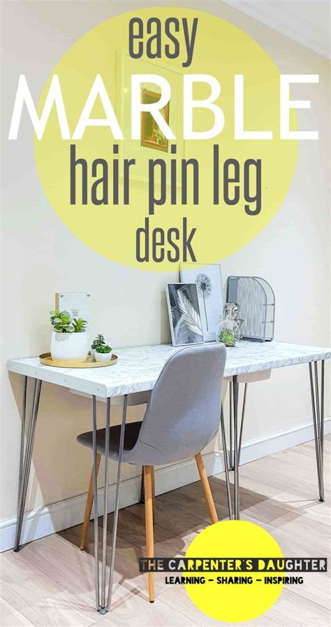 Enjoy free shipping and discounts on select orders. How to Make a Marble Laminate Desk with Hairpin Legs - The ...