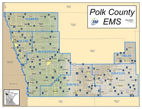 Polk County Fire And Ems District Maps Polk County Mn