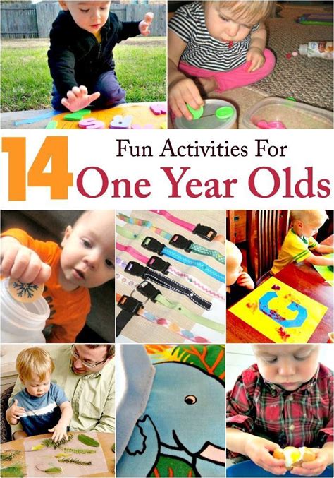 31 Best Activities For Your 1 Year Old Toddler Activities Infant