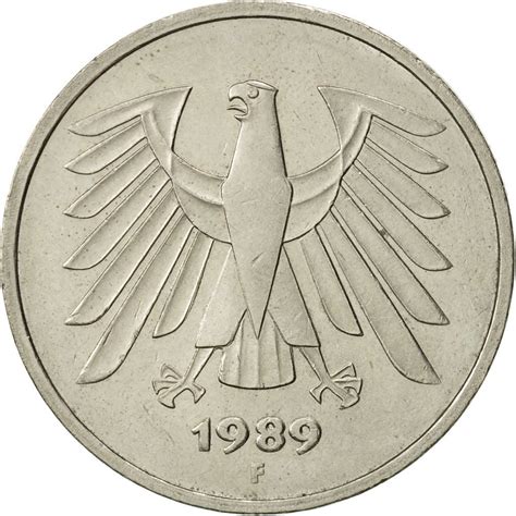 Five Marks 1989 Coin From Germany Online Coin Club