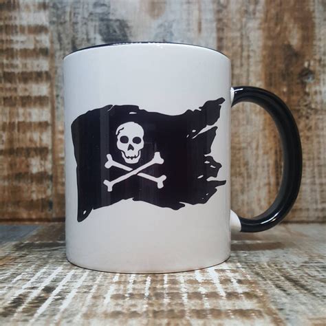 Doublesided Pirate Coffee Mug 11oz Etsy