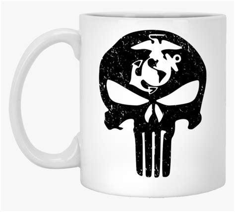 Marine Punisher Skull Usmc Mugs Xp8434 11 Oz Punisher Skull Marines