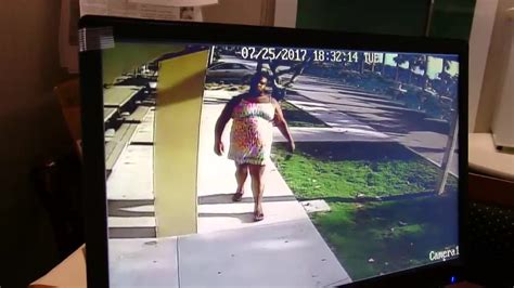 Cross Dressing Suspect Captured On Surveillance Youtube