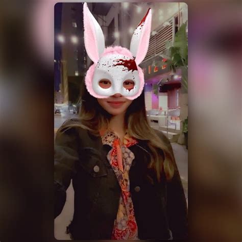 Creepy Bunny Mask Lens By Snapchat Snapchat Lenses And Filters