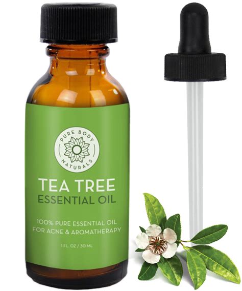 Tea Tree Essential Oil Tea Tree Oil For Acne Hair And Diffuser 100