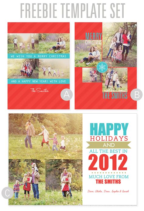 How about a holiday newsletter template? 2012 Christmas Card Templates