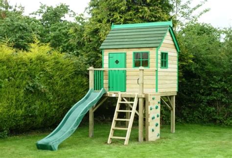 Outdoor Garden Playhouse For Kids Playhouse With Slide Garden