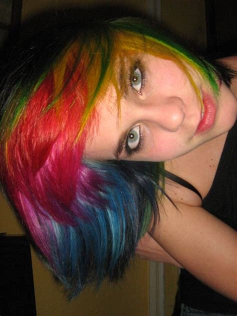 So Well My Rainbowhead D Hair Wild Hair Color Rainbow Hair