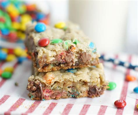 We did not find results for: Oatmeal Chocolate Chip M&M Cookie Bars - 5 Boys Baker
