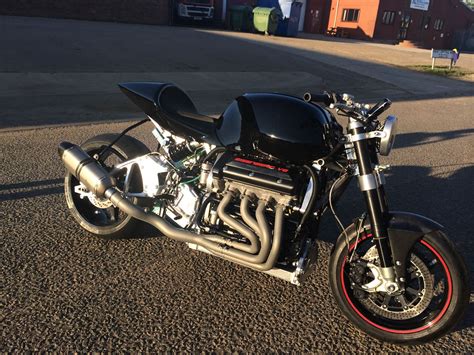 Motorcycle will stop faster due to automatic downshift. Eisenberg V8 Motorcycle from the MADMAX Team at Maxicorp ...