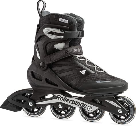 Rollerblade Zetrablade Mens Adult Fitness Inline Skate Blacksilver Us Mens 8 Amazonca