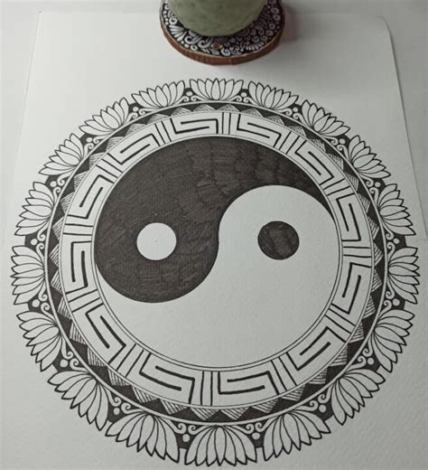 Learn How To Draw A Yin Yang Mandala Online Class Ts Classbento