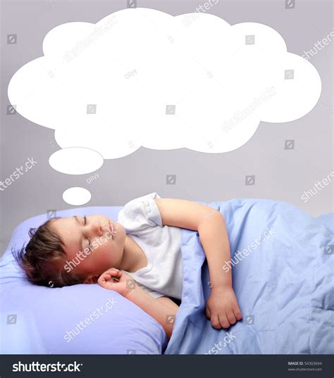 Child Dreaming Bed Stock Photo 54303694 Shutterstock