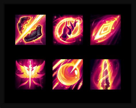 Ability Icons League Of Legends On Behance Game Icon Design League