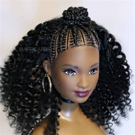 gorgeous black dolls with styled natural hair and braids we love this idea so much because