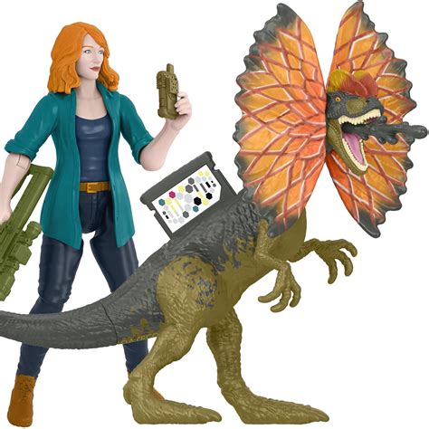 Jurassic World Dominion Claire Dilophosaurus Two Pack