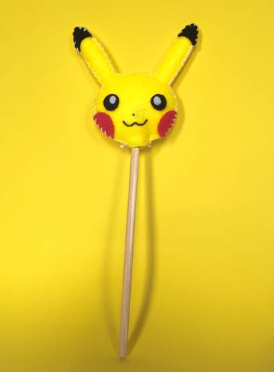 Felt Pikachu Pencil Topper