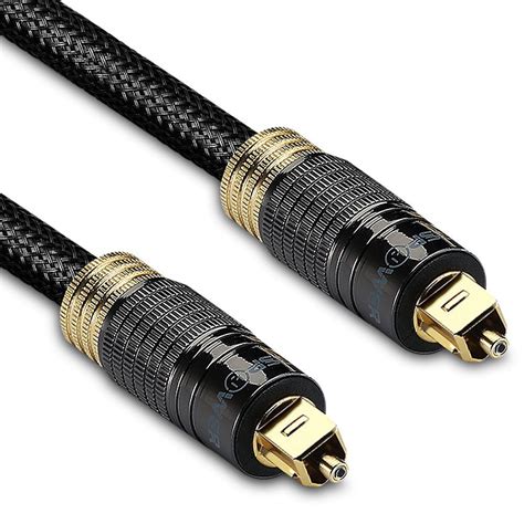 fospower 24k gold plated toslink digital optical audio cable s pdif dedicated audio