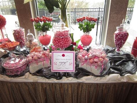 82 Best Bridal Shower Candy Buffet Images On Pinterest Dessert Tables