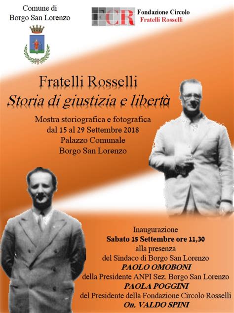 Fratelli Rosselli La Storia In Mostra A Borgo San Lorenzo